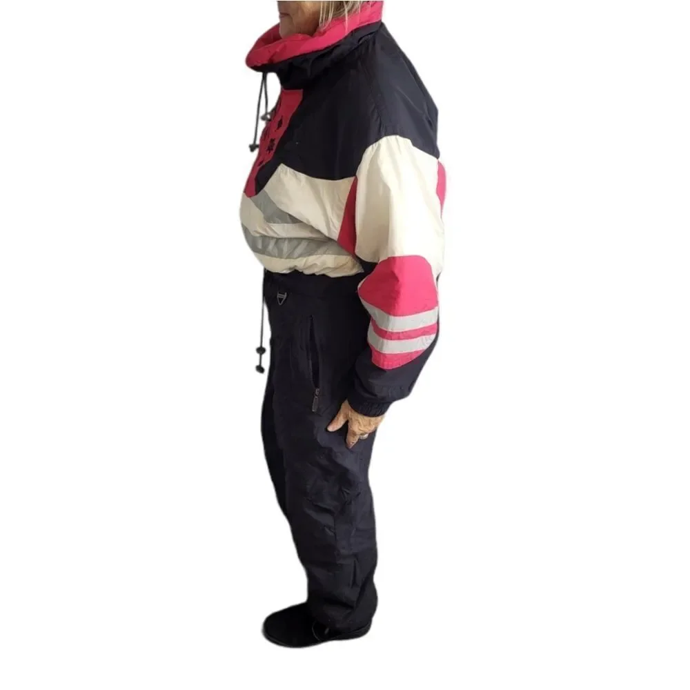 VINTAGE‎ 90s Tyrolia by Head embroidered drawstring waist ski snowsuit M
